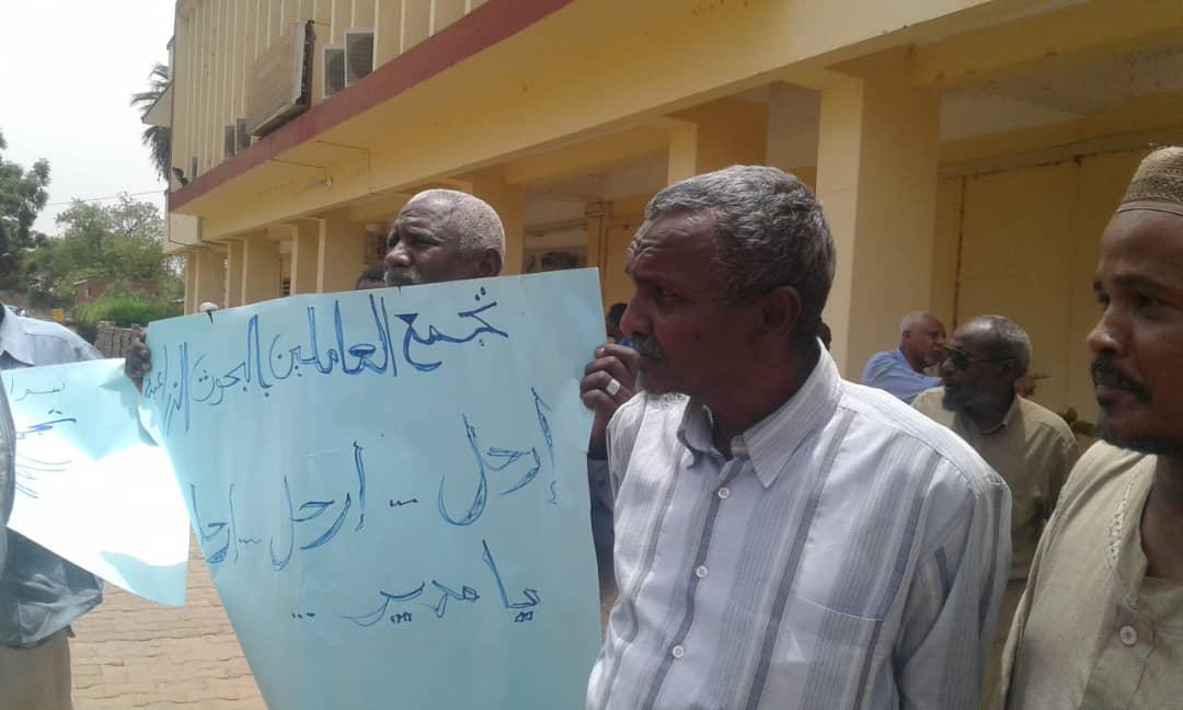وقفة احتجاجية بهيئة البحوث الزراعية تطالب بإقالة المدير مدير