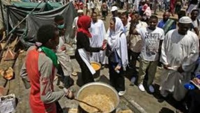 استعدادات رمضانية بمقر الاعتصام