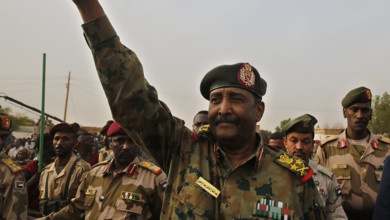 عبدالفتاح البرهان رئيس المجلس العسكري الانتقالي في السودان