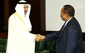 حمدوك يؤكد متانة العلاقات السودانية الكويتية حمدوك كويتي