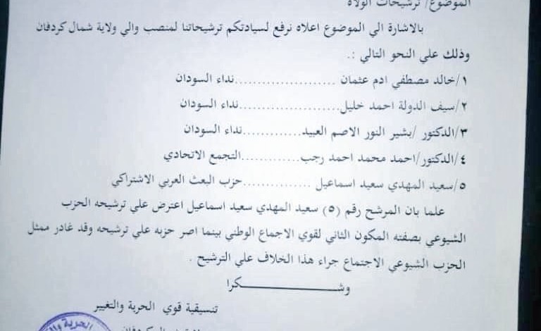 شاهد الخطاب المسرب لاسماء المرشحين .. خلافات حادة بين قوى التغيير وانسحاب ممثل الشيوعي 9C231BCA E270 440C 9AF0 F6C71B66FB6E