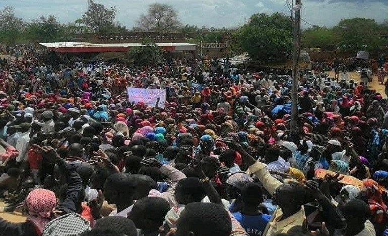مساعي لتحويل اعتصام نيرتتي وفتح طريق (زالنجي نيالا) نيرتتي
