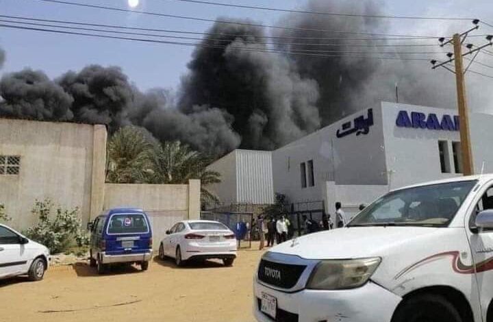 بالفيديو: شاهد حريق مصنع البيبسي بالمنطقة الصناعية بحري FB IMG 1598177250108 720x470 1
