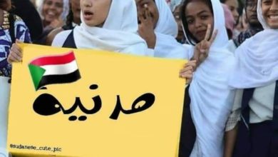 طالبات يرفعن لافتات