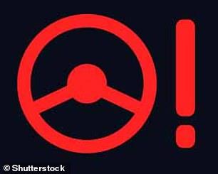 سيارة تحذير مقود السيارة