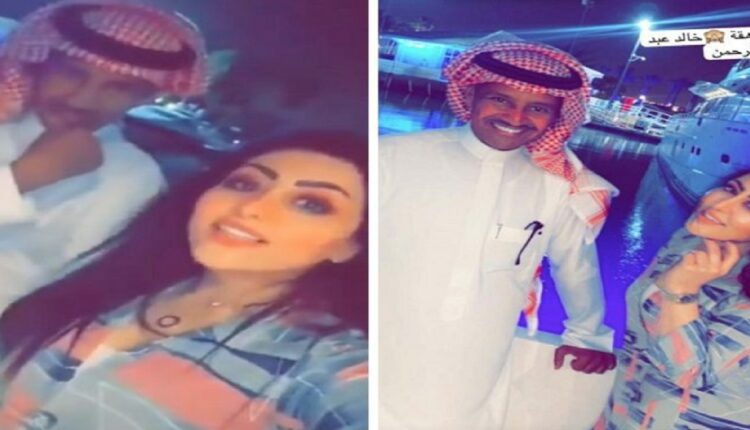 منال العيسى تتحرش بالفنان السعودي خالد عبدالرحمن وما طلبته منه صدم الجمهور! منال العيسى