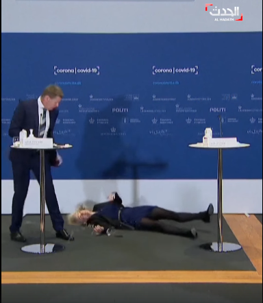 شاهد بالفيديو: رئيسة وكالة الأدوية الدنماركية تفقد وعيها خلال مؤتمر صحافي على الهواء image 2021 04 18 101624