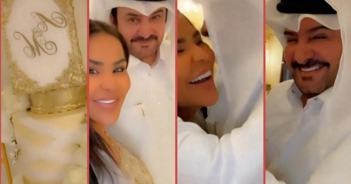 شاهد: وصلة دلع وغزل من الفنانة أحلام لزوجها .. ومبارك الهاجري : وين تبين نروح الطيارة واقفة والسيارة واقفة 335564