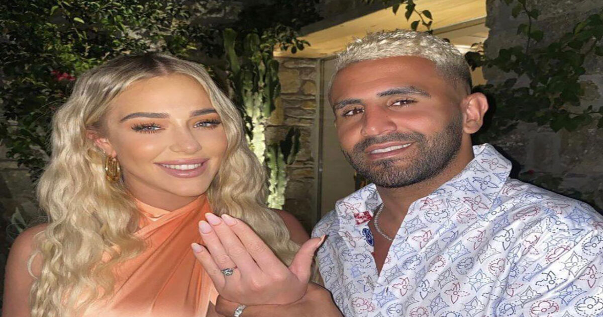 هذا مادفعه رياض محرز للارتباط بالحسناء تايلور تايلور ورياض محرز