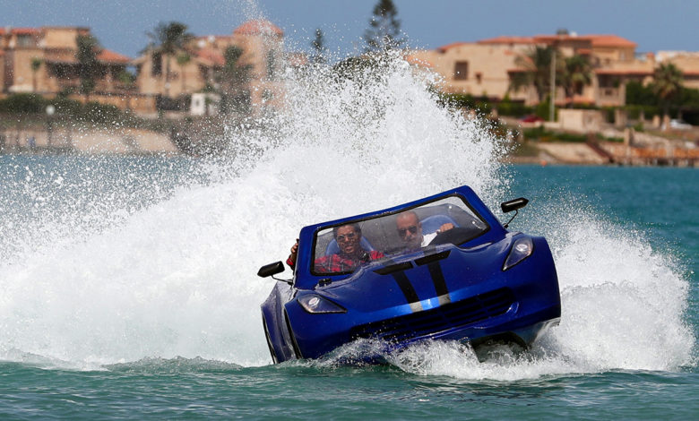 اختراع مذهل .. "سيارة" مصرية تمشي فوق الماء سيارة