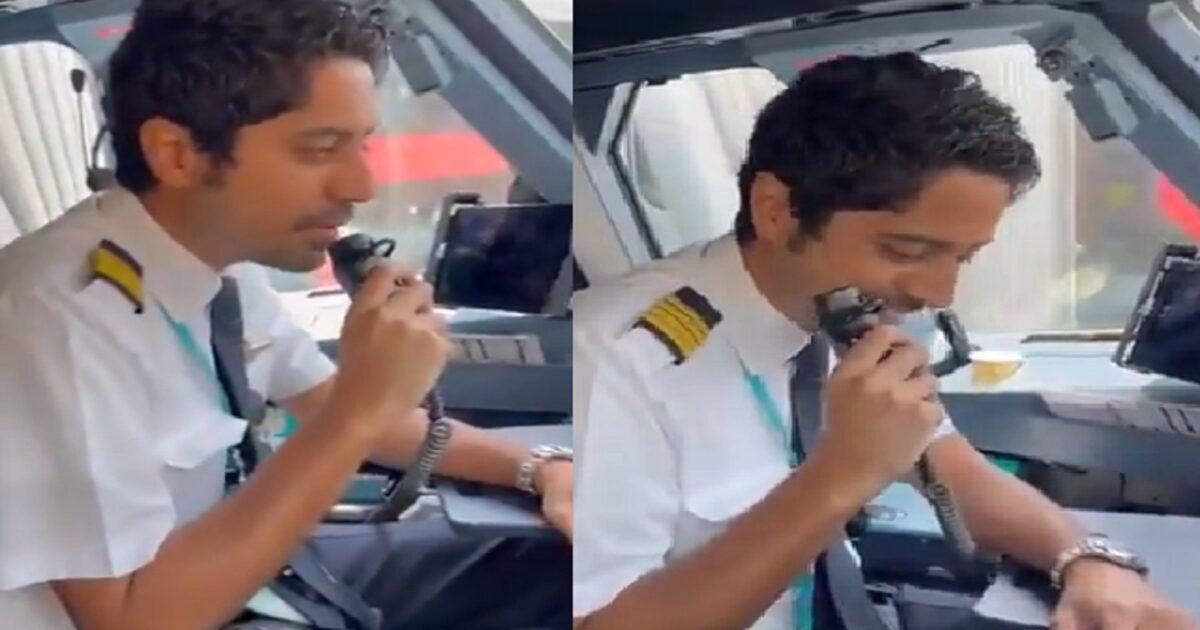 بالفيديو.. كابتن طيار يوجه رسالة لوالده بعد تقاعده: سأقابلك في البيت طيار