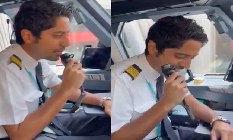 بالفيديو.. كابتن طيار يوجه رسالة لوالده بعد تقاعده: سأقابلك في البيت طيار