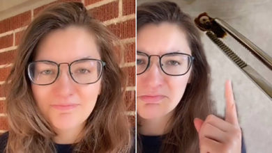 انابيب داخل اذن فتاة