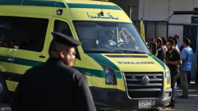 تفاصيل مصرع عامل أسفل سيارة نقل في مصر اسعاف مصر