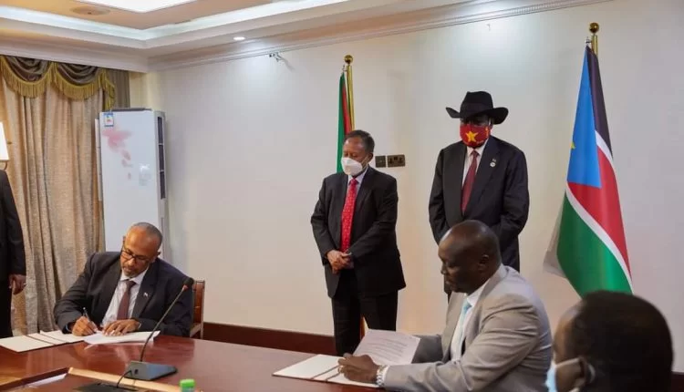 توقيع مسودة تطوير التعاون النفطي بين السودان و جنوب السودان السودان جنوب السودان