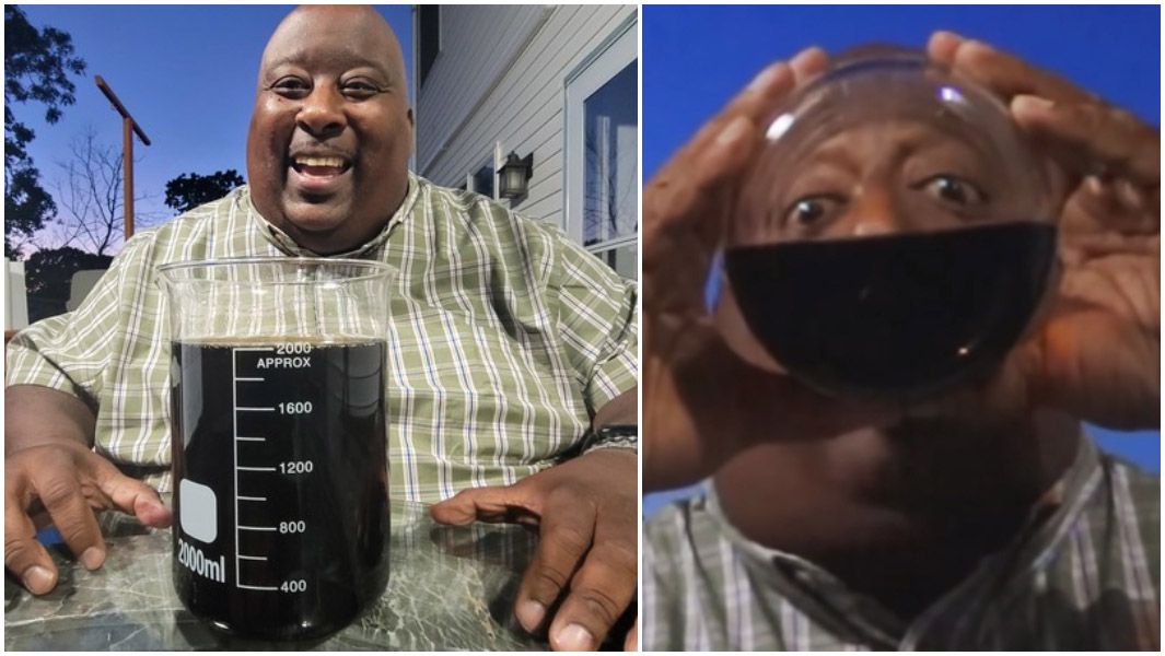 شاهد يوتيوبر أميركي يدخل موسوعة غينيس.. شرب لترين من الصودا بوقتٍ قياسي صودا