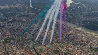 استعراض جوي طائرات