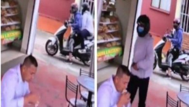 هجوم على مطعم