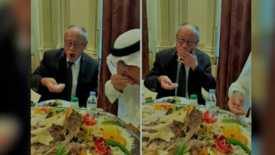 سفير اليابان يأكل بيديه 780x470 1