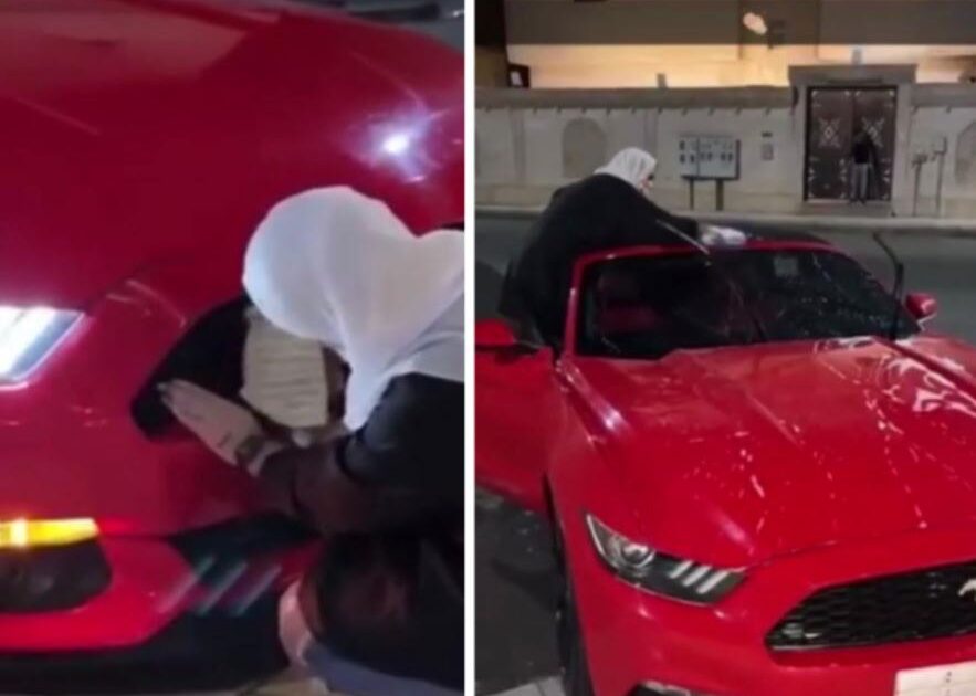 شاهد: مشروع مغسلة سيارات متنقلة بفكرة جديدة تديرها فتاتان سعوديتان مغسلة سيارات