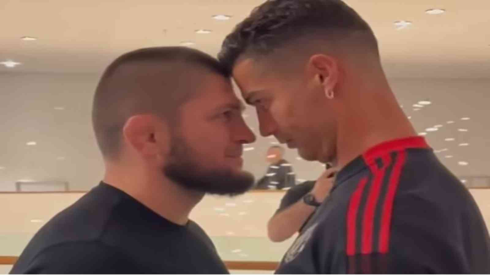 حبيب نور محمدوف يتحدّى رونالدو محمدوف ورونالدو