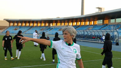 المدربة الألمانية مونيكا ستاب