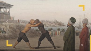 المصارعة في تاريخ المسلمين