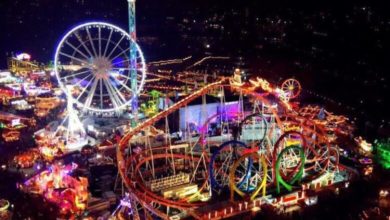 حفل راس السنة دبي ملاهي حديقة