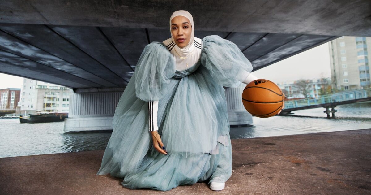 لاعبة سودانية تروج لحملة "أديداس" الجديدة image 16