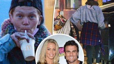 عارضة ازياء مشردة