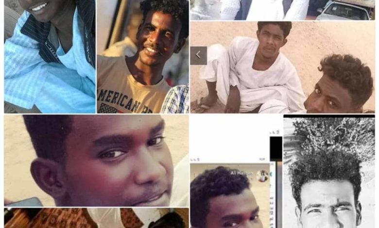 العثور على جثامين المعدنين السودانيين المفقودين بصحراء الشمالية عن طريق الصدفة مع وصايا داخل ملابسهم المعدنين السودانيين المفقودين
