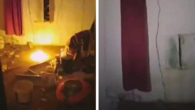 بيت مهجور جنون