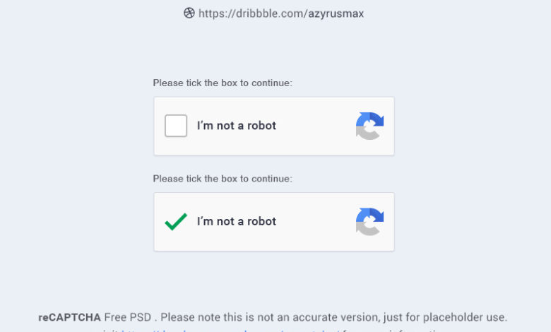 أنا لست روبوتاً.. قريباً الاستغناء عن التحقق التلقائي recaptcha ui template f44