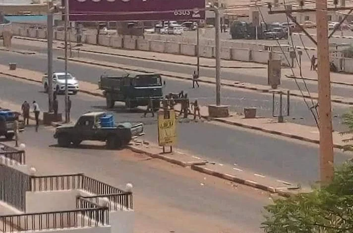 اغلاق شارع المطار