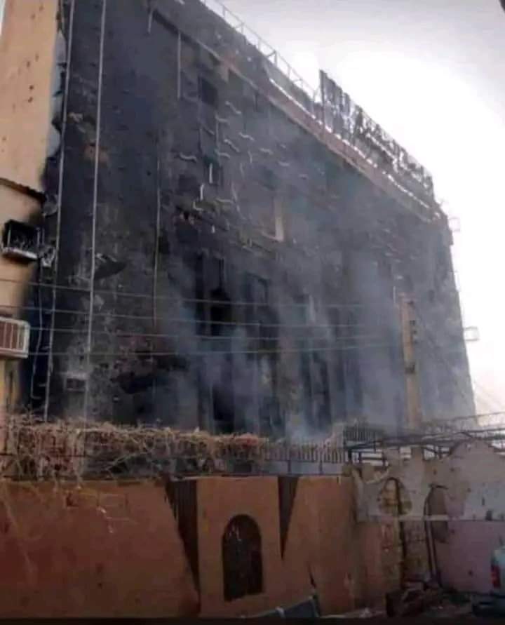 حريق جامعة المشرق