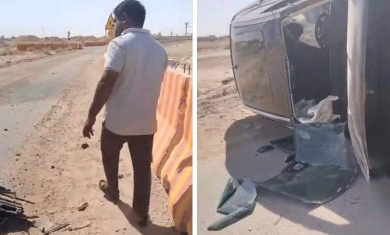 "أنت غلط ما فيه أنا غلط" .. شاهد : خلاف بين سائق هندي و فتاة حول السبب في انقلاب مركبتها على طريق عام تنزيل 3