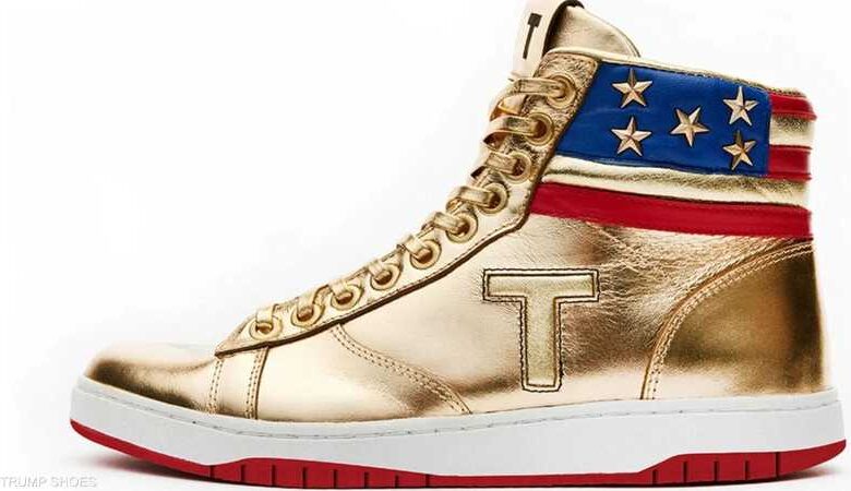 مفاجأة خلال أول ساعتين من عرض “حذاء ترامب” للبيع حذاء ترامب 780x450 1