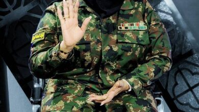 456963862 122175385586243252 1160250774757323373 n 720x470 1 - شاهد بالصور.. الفنانة ندى القلعة تخطف الأضواء بالزي العسكري في إطلالة جديدة على التلفزيون القومي