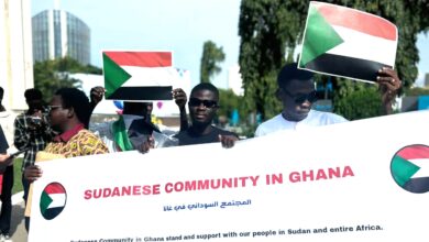 سودانيين في غانا - أكرا تهتف للسودان: تضامن أفريقي ضد الحرب والمآسي الإنسانية