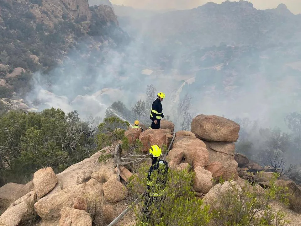 اخماد حرائق الطائف والدفاع المدني يكشف التفاصيل حريق الطائف