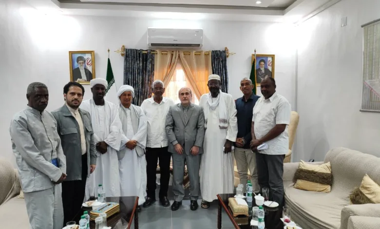 سفارة إيران ببورتسودان تستقبل وفد التيار الإسلامي في زيارة "للتهنئة بالإنتصار" التيار الاسلامي العريض