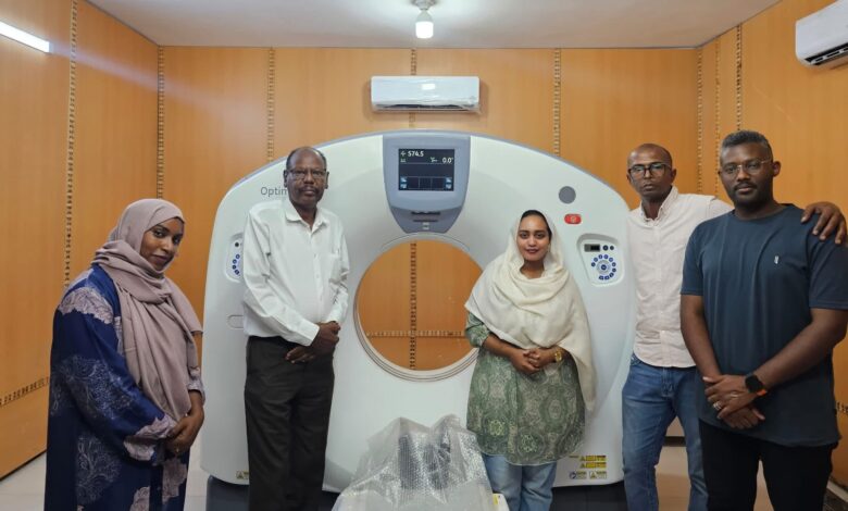 مستشفى حلفا يحصل على جهاز CT Scan.. والوزارة تبدأ تدريبات الكوادر جهاز الاشعة المقطعية - مستشفى حلفا يحصل على جهاز CT Scan.. والوزارة تبدأ تدريبات الكوادر