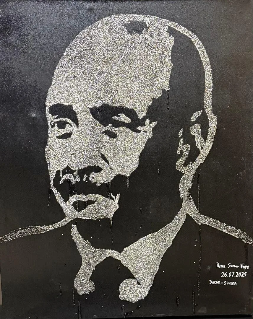 معرض فني في السنغال يخلد رموز التحرر الإفريقي ويكرم البرهان لوحة البرهان