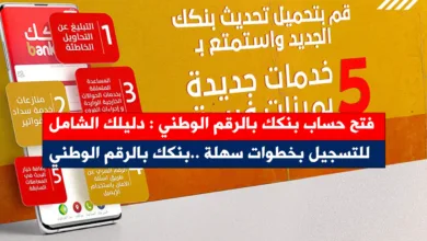 بنكك بالرقم الوطني