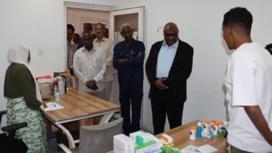 عيادات مطار الخرطوم