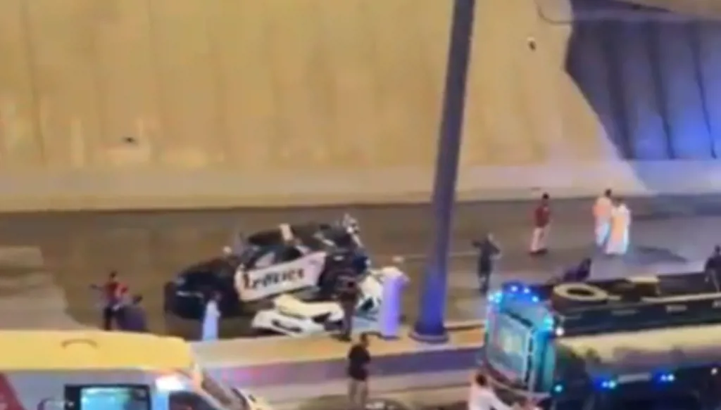 مصرع مصري في حادث مأساوي بالرياض بعد سقوط سيارة شرطة عليه مصرع مصري