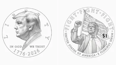 دولار يحمل صورة ترامب