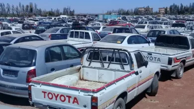 سيارات منهوبة