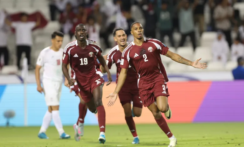 هزيمة الامارات و تأهل قطر لكأس العالم 2026 قطر