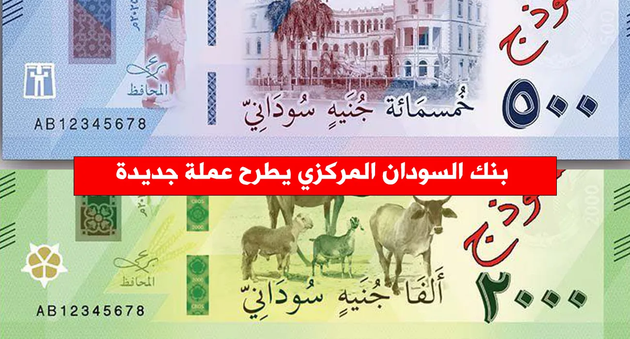 بنك السودان المركزي يطرح عملة جديدة عملة سودانية جديدة